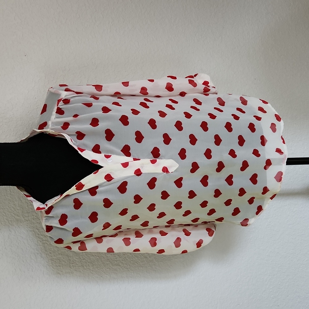 Women's heart blouse
